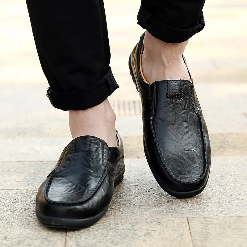 

MEN'S Shoes Autumn New Style England MEN'S Casual Shoes Shallow Mouth MEN'S SHOES Fashion Youth Small Leather Shoes