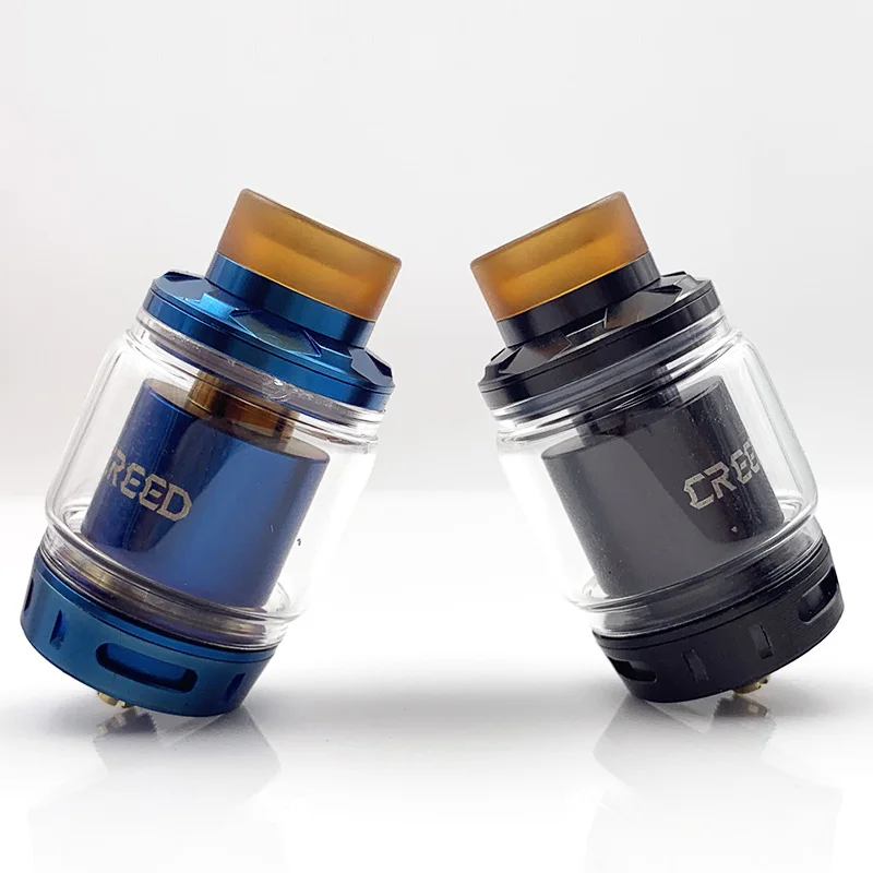 Атомайзер Zeus Creed RTA со сменной системой воздушного потока диаметр 25 мм емкость 6 5