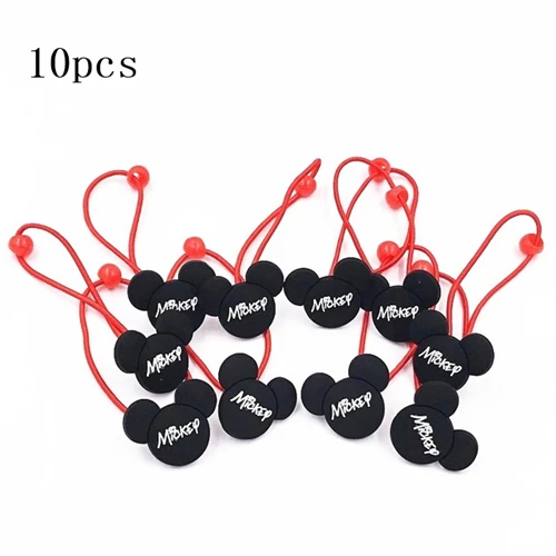 11--10pcs 10 шт., милые детские заколки для волос с ушками Микки и Минни Маус для девочек, красные заколки для волос с бантиком для девочек, аксессуары для волос, заколки для волос - Цвет: 11--10pcs