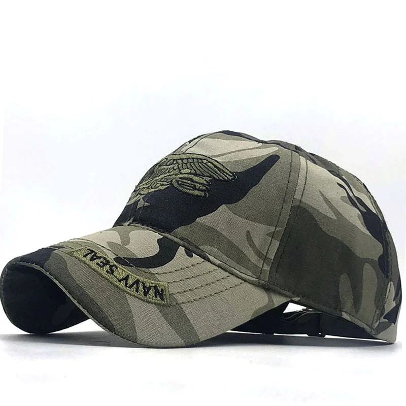 

Hot Army Cap Camo Baseball Cap Men Camouflage Snapback Tactical Cap Mens Baseball Caps Gorra fishing Snapbacks 55-61CM