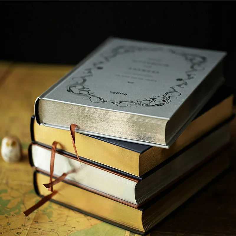 Винтажный Блокнот записная книжка Дневник-книжные дневники офисные-канцелярские товары-принадлежности для повесток дня-планировщик плотная бумажная программа