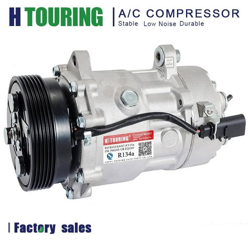 Per 93-98 Vw Passat Jetta Golf 95-02 Cabrio Sd7V16 Compressore Ca Co Co Co 1100Jc 4717000 20-10781-Am 6511665
