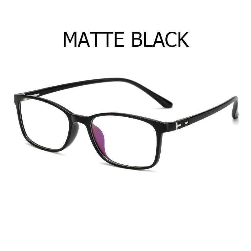 C2 matte black MVBBFJR модные квадратные очки для мужчин для женщин оправа TR90 легкость винтажные ретро-очки Оптические очки для от близорукости, по рецепту Твердые - Цвет оправы: C2 matte black