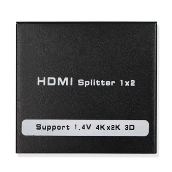 

Full HD HDMI Splitter 1 in 2 Out Repeater Amplifier 3D 1080P 4K Switch Box 1X2