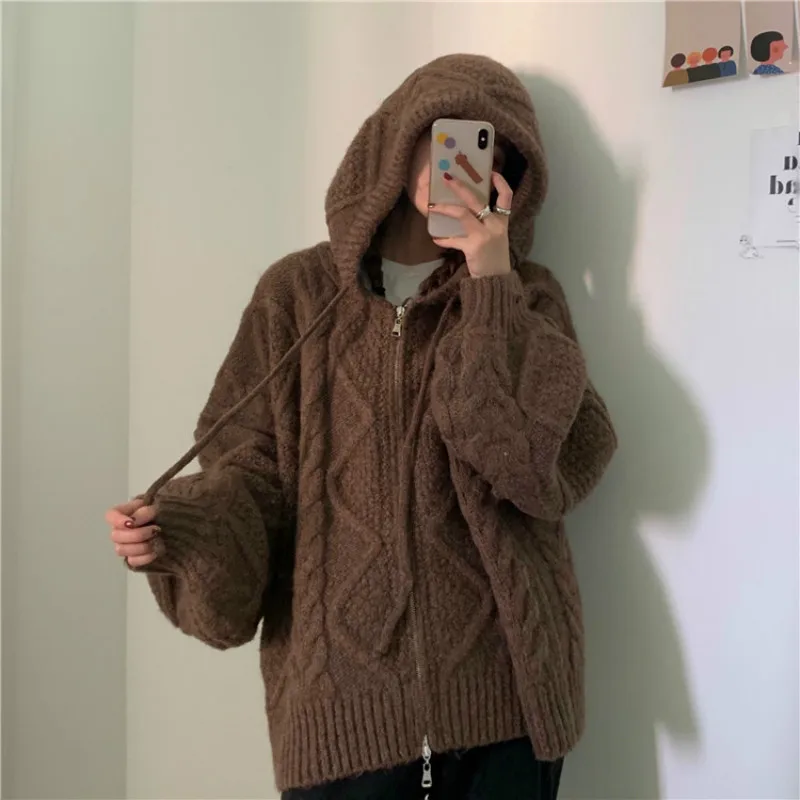 Women Autumn Winter Oversize Knitted 