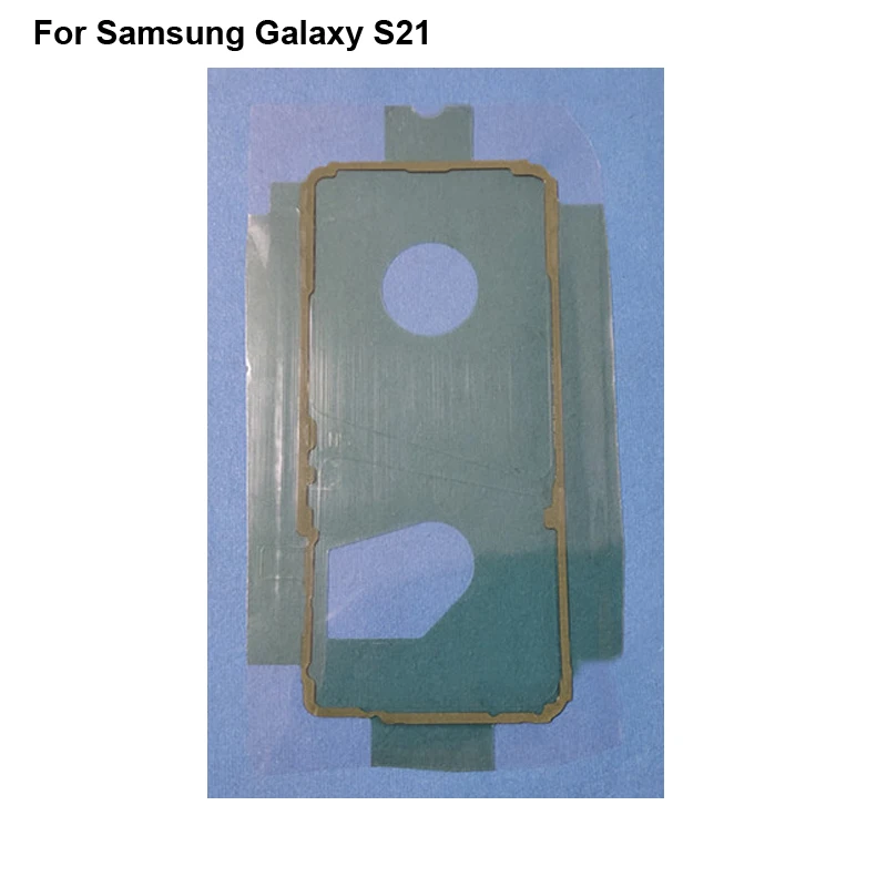 

1 шт. клейкая лента 3M клейкостью задняя крышка батарейного отсека для Samsung Galaxy S21 на Клее 3M клейкой ленты 3м задняя дверь стикер S 21 SM-f9160