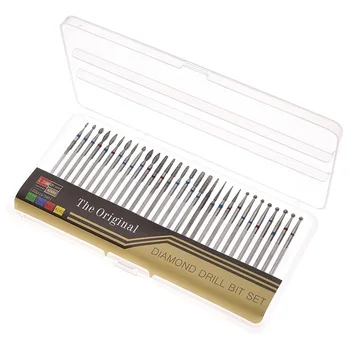 

30pcs Diamond Milling Cutter Sets Nail Drill Bit Accessory Electric Manicure Salon Nail Files