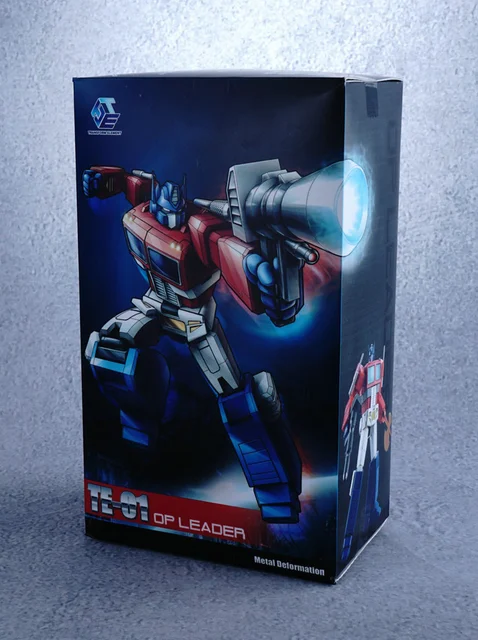 With Retail Box Трансформация Робот G1 OP Commander сплав TE-01 TE01 фигурка коллекция аниме фигура Деформация Модель дети горячие игрушки - Цвет: With Retail Box
