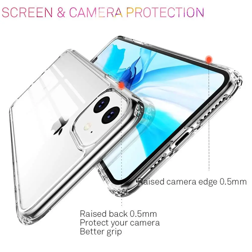 Arvin HD Clear Case for iPhone 11 Pro Max X XR XS Max 6 7 8 3