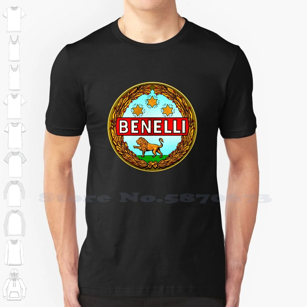 Benelli Moto Vintage Italia Cool Design Trendy T-Shirt Tee Benelli Vintage Bike Motorcycle Club Italia Scooter Ciclomotore