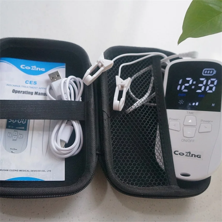 

New Electronic Sleeping Aids Machine CES Sleepless Therapy For Anxiety Insomnia Depression Stress Depression Sleeplessness