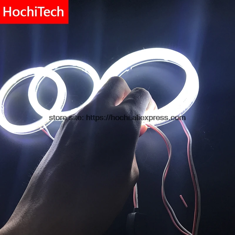Высокое качество COB светодиодный светильник Белый Halo Cob Led Angel Eyes Ring Error Free для Opel