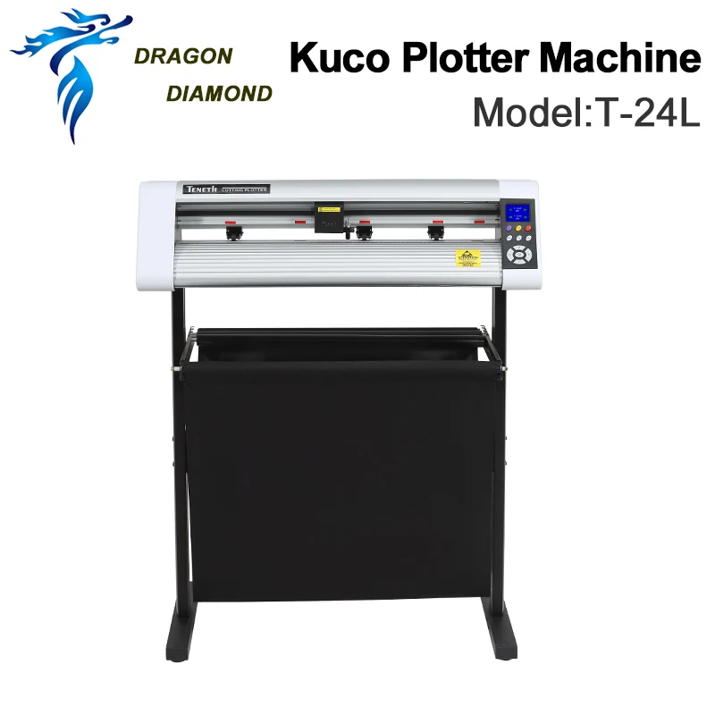 Виниловый режущий резак плоттеры машина Teneth KUCO 110 В/220 В T-24LVinyl плоттер 60 см шаблон плоттер