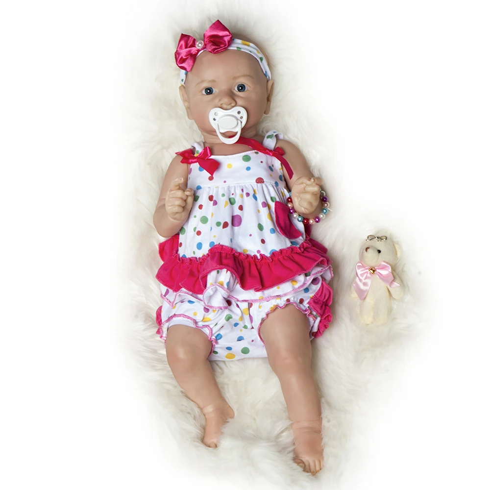 2" Кукла-реборн для малышей, силиконовая кукла для всего тела, кукла-реборн для детей, подарок на день рождения и Рождество, мягкие виниловые игрушки для девочек
