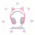 Girl Pink Gaming Headset 7.1 Surround-Sound G951 Cat Ear Stereo Noise Cancelling Head Phone Vibration LED USB Гарнитуры для SOMIC