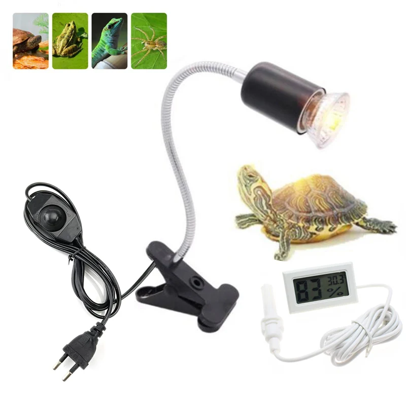 

Набор ламп для черепахи, термометр, гигрометр