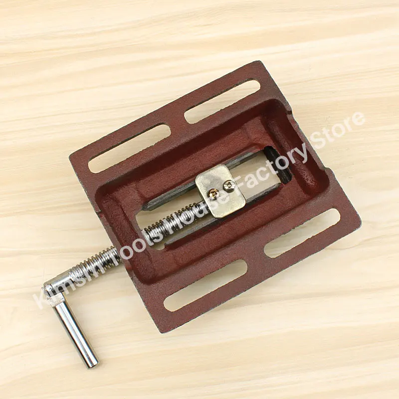 Upgrade size Drill Press Vice Bench Clamp Flat Tong Vise For Woodworking Milling Machine Thicken Flat Nose Plier Manual Vise 3