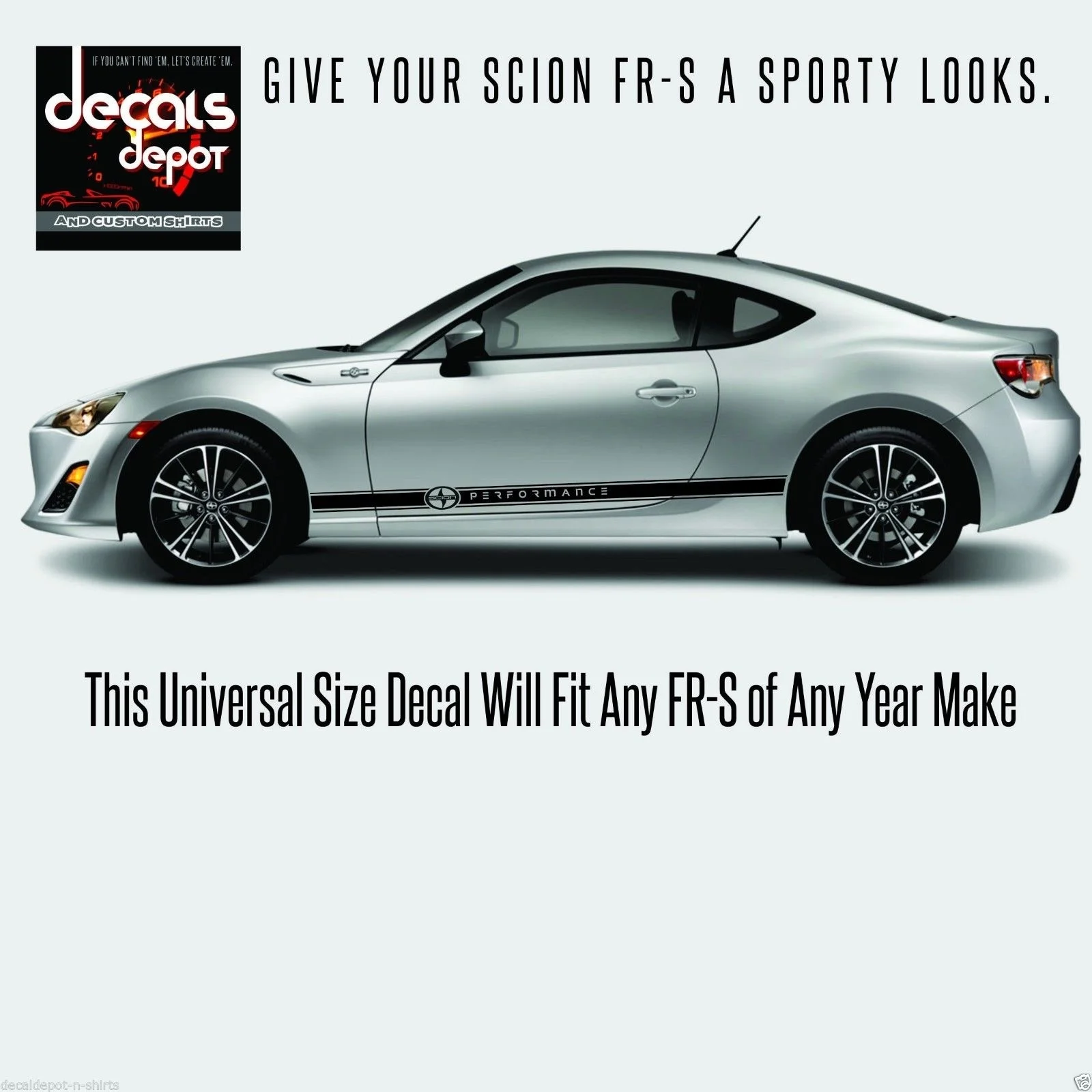 Для 2 шт. наклейка винил подходит Scion TC, FR-S, iQ, XB, iA, iM