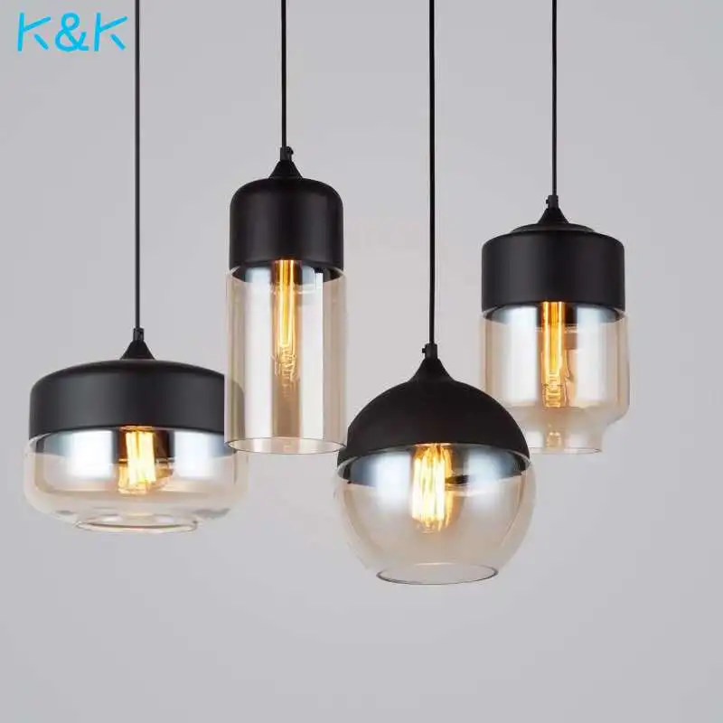 

Nordic Individual Hanging Lights Glass Lights for Living Room Hanging Lamp Art Crystal Lustre Pendant Lights Lamparass E27