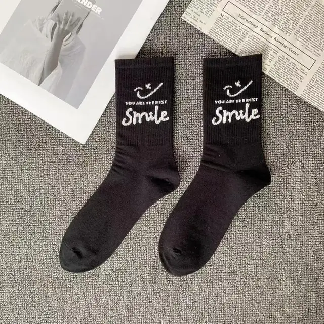 Korean Style Harajuku Skateboard Long Socks Creative Fun Lightning Hip Hop Style Socks Unisex Street Couple Socks 25