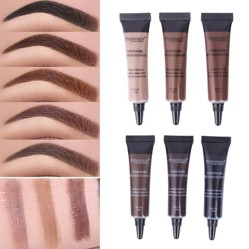 Natural Waterproof Liquid 6 Colors Eyebrow Gel Set Durable Brown Henna Eyebrow Tint Mascara Eyebrows Enhancer Dyeing Cream Natural Waterproof Liquid 6 Colors Eyebrow Gel Set Durable Brown Henna Eyebrow Tint Mascara Eyebrows Enhancer Dyeing Cream