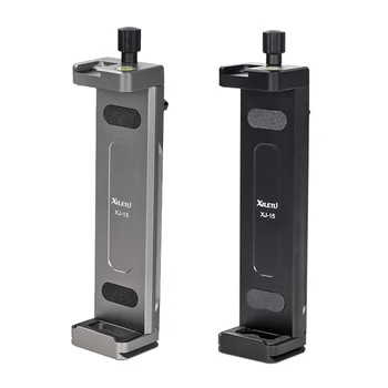 

XILETU Universal Aluminum Alloy Tablet Phone Stand Holder Clip Tripod Aluminum Adjustable Bracket for Mobile Phones