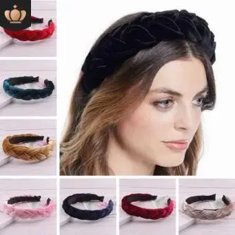 Lote Faça Você Mesmo Multi Pleuche Pigtail Headbands Ampliar Colore Puro Cânhamo Flores Banda Cabeça Styling Ferramentas Acessórios Ha706 30 Pçs –