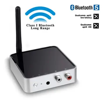 

Dual Link Bluetooth 5.0 Aptx HD LL Low Latency SPDIF Optical Toslink RCA Aux 3.5mm TV Transmitter Receiver Wireless A2DP Adapter