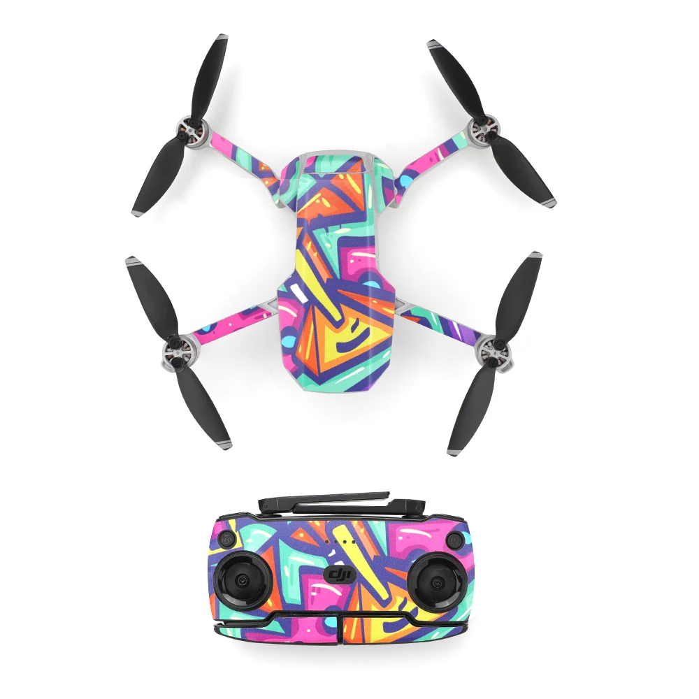 Buy Mavic Mini Protective Film PVC Stickers Waterproof Scratch-proof Decals Full Cover Skin For DJI Mavic Mini Drone Accessories