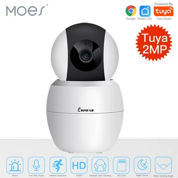

Tuya Smart Camera WiFi Security Rotating Camera HD 1080P Network Two-way Audio IP Camera Work with Google Assistant