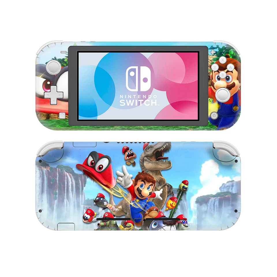 Rend Switch Lite супер наклейки с изображением Марио протектор кожи для nintendo Switch Lite консоль и контроллер наклейка аксессуары