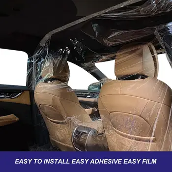 

Taxi Car Protective Isolation Film Transparent Insulation Film Clear Completely Wrap Reusable Partition Curtain Anti Droplet