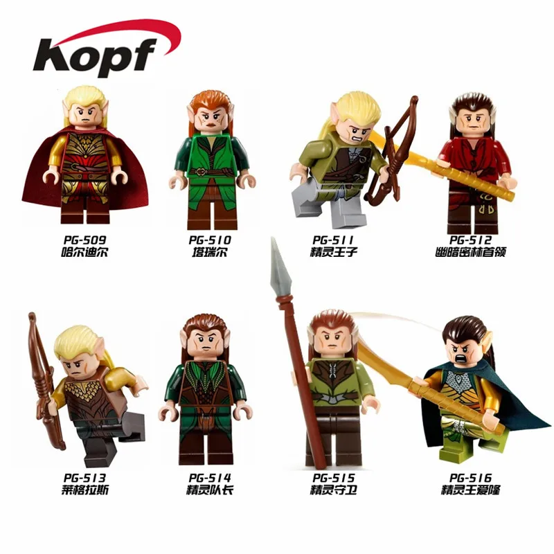 

20Pcs Wholesales Building Blocks Lord of the Rings Series Tariel Haldir Figures For Children Collection Toys Best Gift PG8027