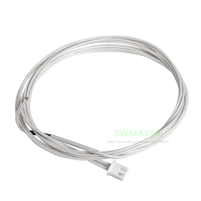 1 pcs Creality CR 10 NTC thermistor temperature sensor 1m length for anet Creality CR 10 S4 S5 /CR 10S Pro 3D printer spare parts|3D Printer Parts…