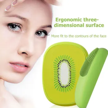 

Fruit Shape Facial Silicone Cleansing Brush Remove Blackheads Shrinking Pores Oil-Control Electric Facial Cleaning Brush Tool