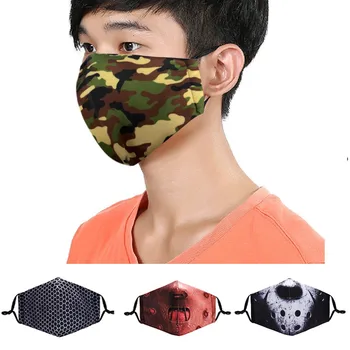 

PM2.5 Outdoor Washable Reuse Face Mask Protection Printing Mouth Mask Dust Proof Soft Face Mask Breathable Face masks Care