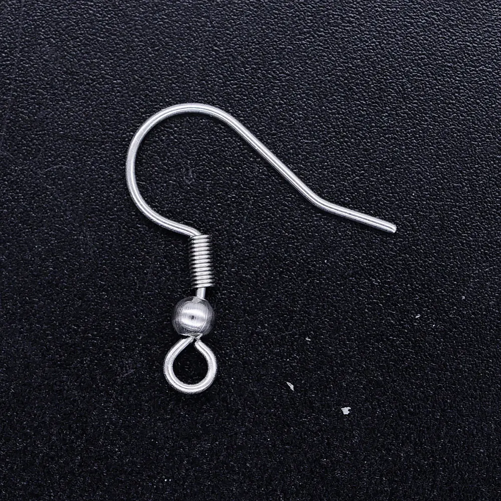 

50pcs/lot 316 Stainless Steel Earring Hook Clasp Accessory Wholesale Dropshipping Jewelry Finding Accessories