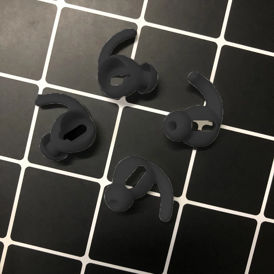 Силиконовый чехол для Xiaomi AirDots Pro 2 TWS Bluetooth наушники противоударные сумки защитный чехол для Xiaomi Air 2 зарядная коробка - Цвет: 2 Pair Black Cover