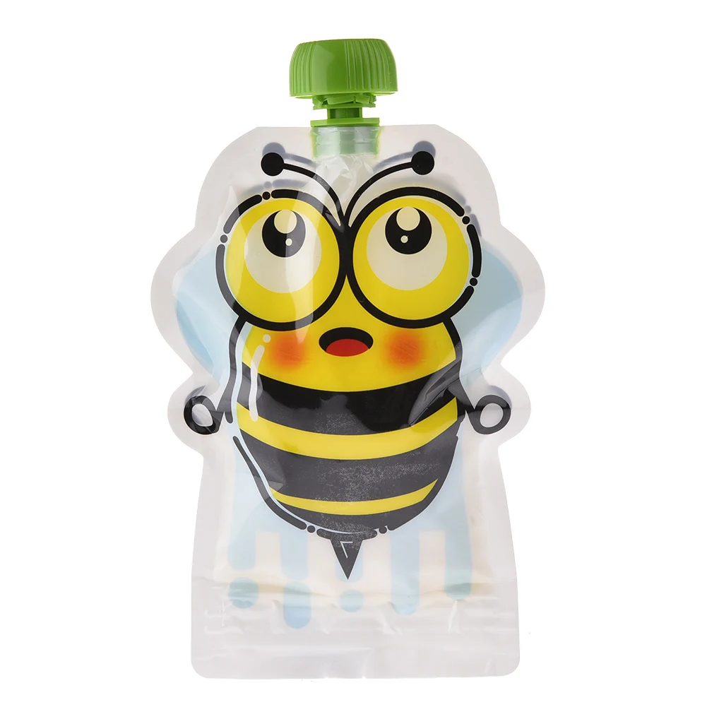 8pcs Baby Food Storage Pouch Portable BPA-Free Reusable Sealed Complementary Food Pouch Homemade Puree Pulp Storage Bag baby food storage containers portable food storage box food pouch