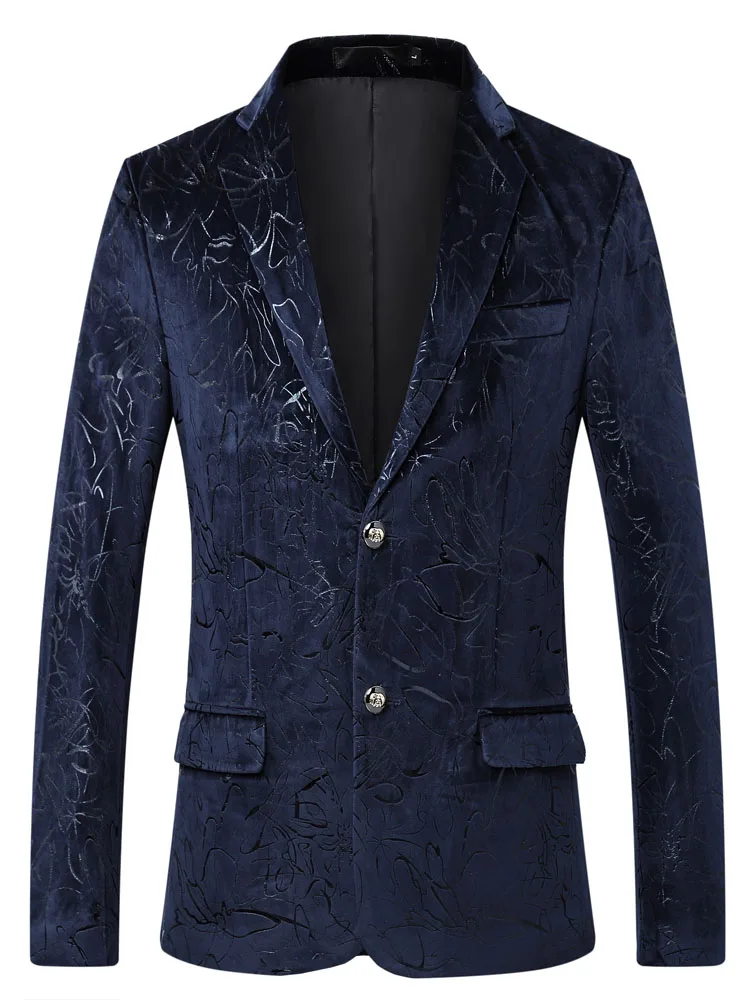 

Men's suit coat evening tide cultivate one's morality leisure comfortable fashion single row two grain of buckle