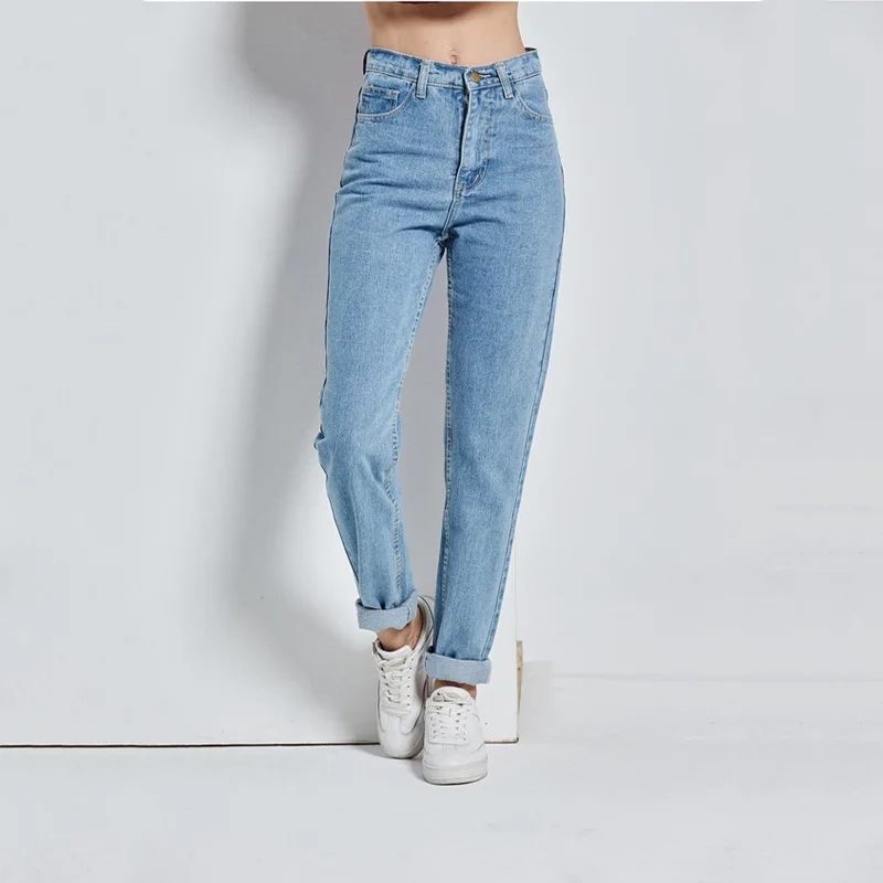 

Women Mom Jeans Vintage Streetwear High Waist Harem Pants Boyfriend Jeans for Woman Trousers Cotton Denim Pants Vaqueros Mujer