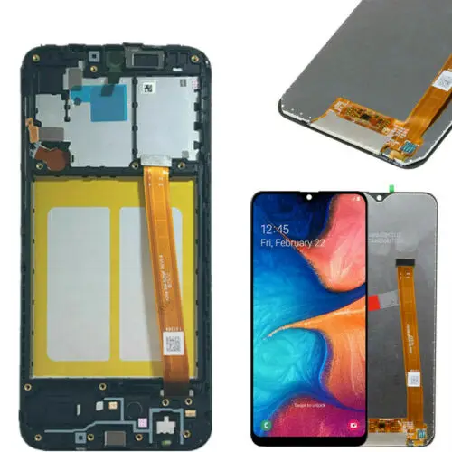 

For Samsung Galaxy A20e 2019 SM-A202F LCD Display Touch Screen Digitizer Frame
