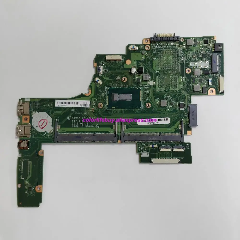 

Genuine K000893610 ASWAA LA-C441P w SR23Y I5-5200U CPU Laptop Motherboard for Toshiba Satellite Notebook PC