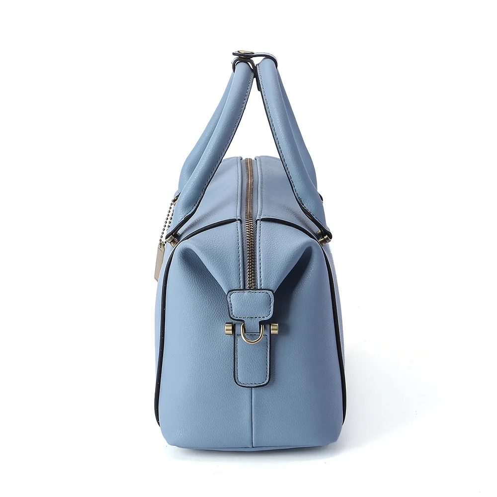 

Bag Women's First Layer WOMEN'S Cow Leather Bag Europe And America Fashion Boston Handbag Shoulder WOMEN'S Leather Messenger Bag