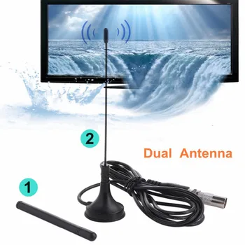 

Built in signal amplifier power antenna Dual signal amplifier indoor antenna VHF/UHF digital tv receiver HDTV Aerial Booster
