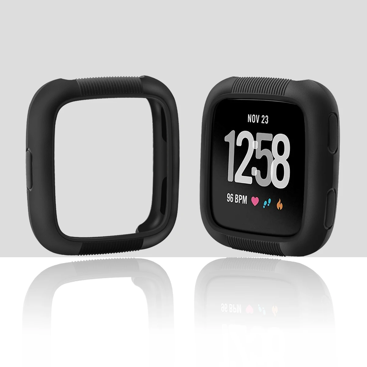 Full Protective Case Cover For Fitbit Versa Watch Protective Cover Anti-drop TPU Silicone Watchcase Correa For Fitbit Versa Case