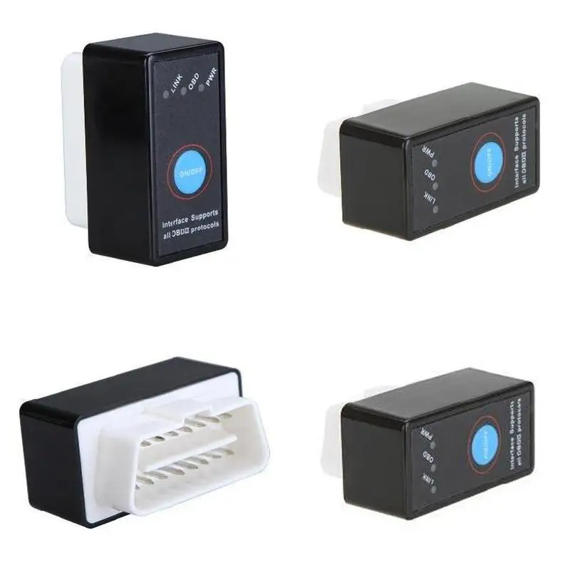 Супер Мини elm327 Bluetooth OBD2 V1.5 Elm 327 в 1,5 Авто OBD диагностический Elm-327 2 сканера инструмент адаптер АВТО OBDII диагностика-z8d8