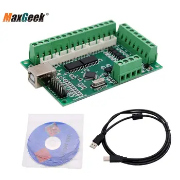 

Maxgeek MACH3 CNC Breakout Board USB 100KHz 5-Axis Interface Driver Motion Controller