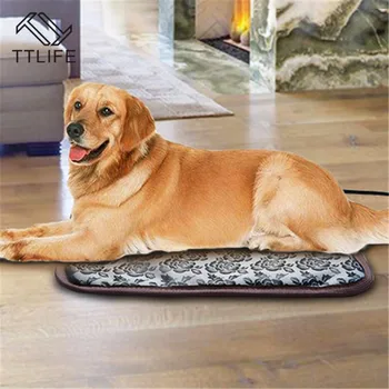

TTLIFE Pet Heated Warm Pad Puppy Dog Cats Large Electric Waterproof Bed Mat Heater Mats Home Decor Pet Keep Warm In Winter