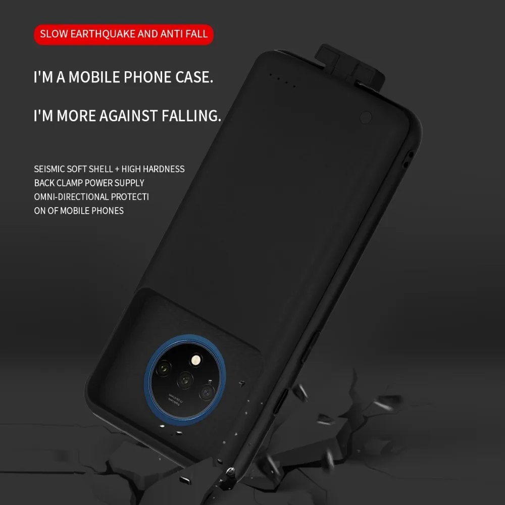 Чехол для аккумулятора 7000 мАч OnePlus 7 T, магнитное Внешнее зарядное устройство, запасная зарядка, внешний аккумулятор, противоударный чехол One Plus 7T